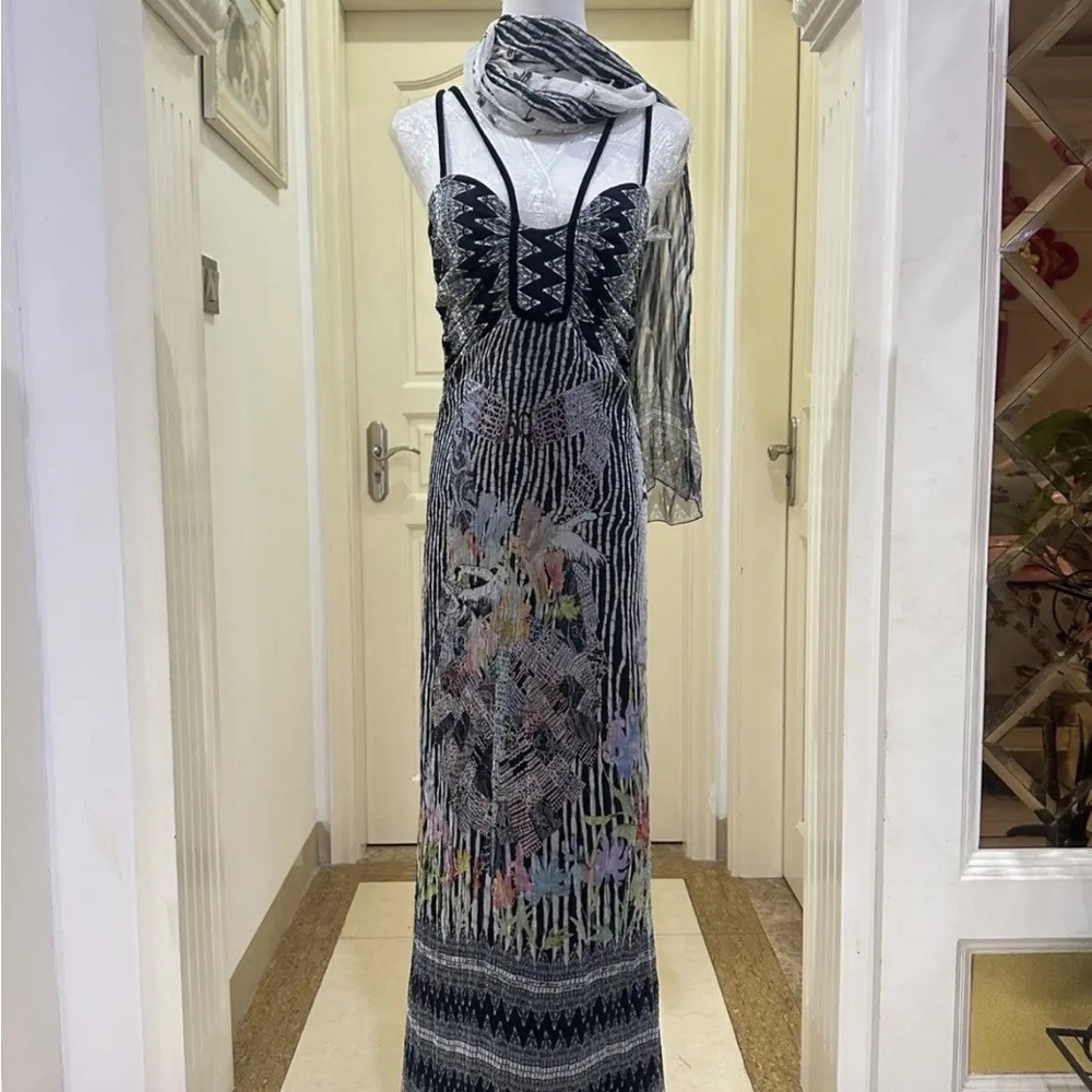 Vintage Save the Queen Maxi Dress